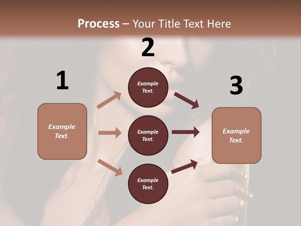 Beautiful Seduce Head PowerPoint Template