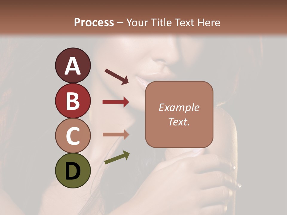 Beautiful Seduce Head PowerPoint Template