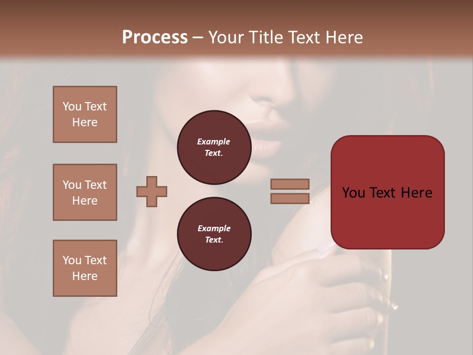 Beautiful Seduce Head PowerPoint Template