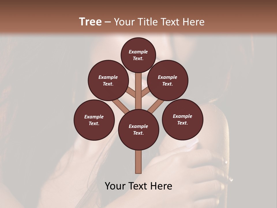 Beautiful Seduce Head PowerPoint Template