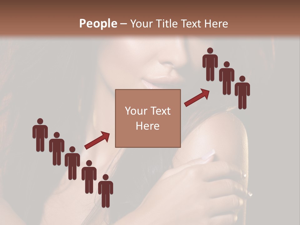 Beautiful Seduce Head PowerPoint Template