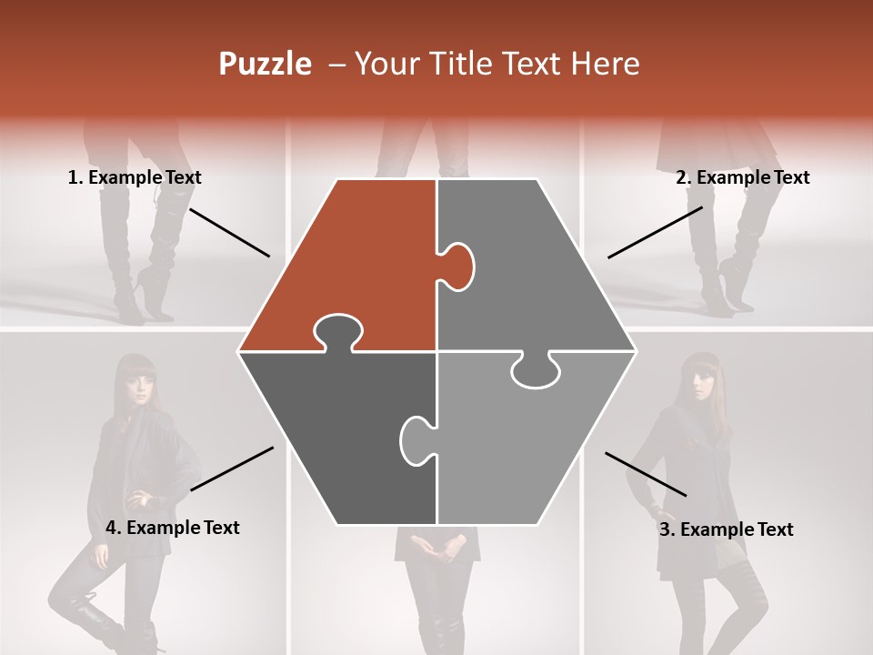 Fashion Model Poses PowerPoint Template