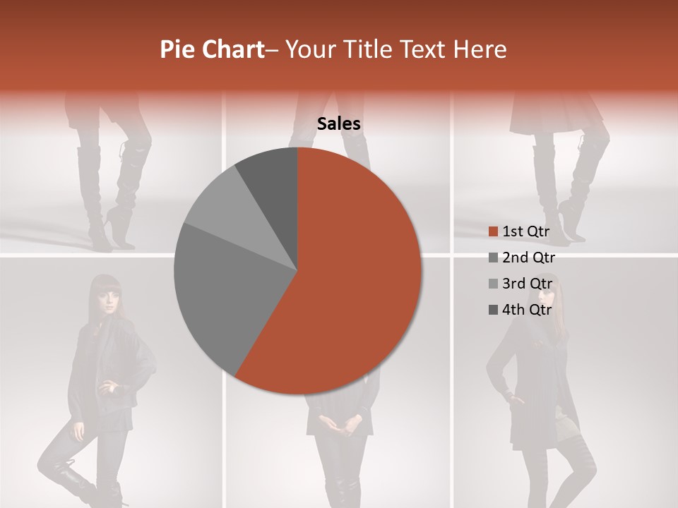 Fashion Model Poses PowerPoint Template
