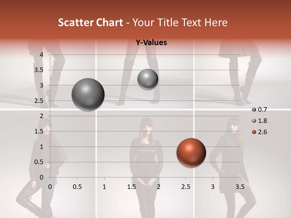 Fashion Model Poses PowerPoint Template