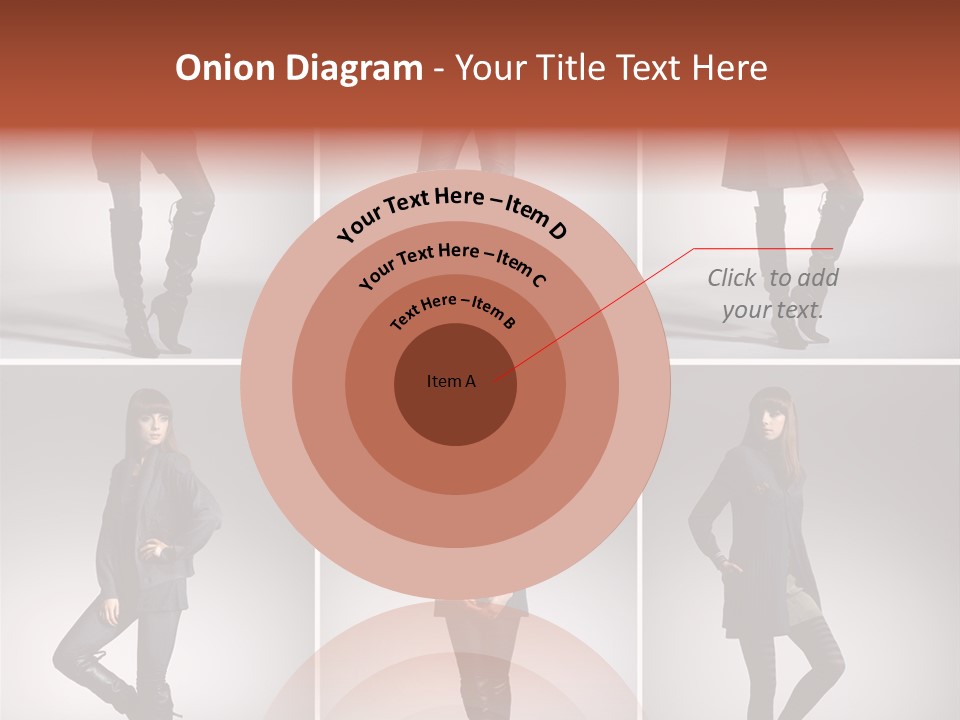 Fashion Model Poses PowerPoint Template