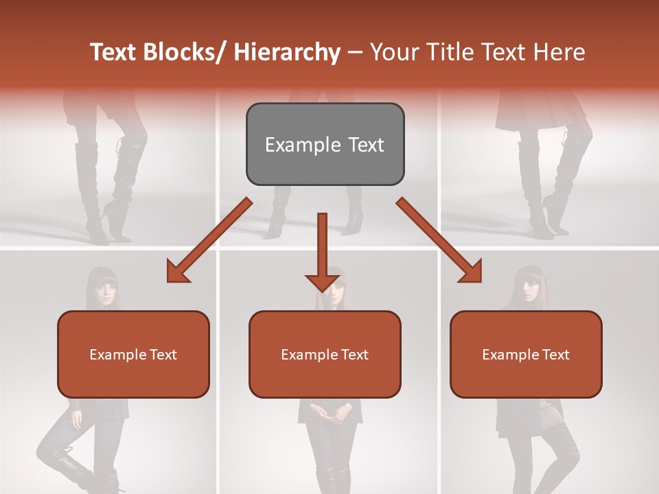 Fashion Model Poses PowerPoint Template