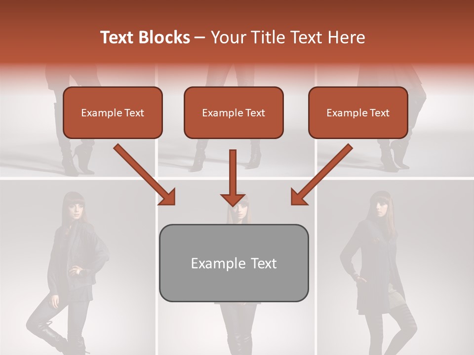 Fashion Model Poses PowerPoint Template