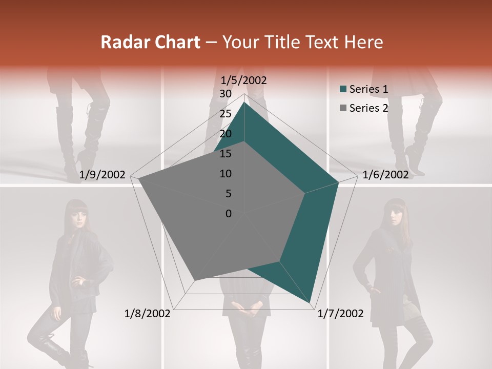 Fashion Model Poses PowerPoint Template