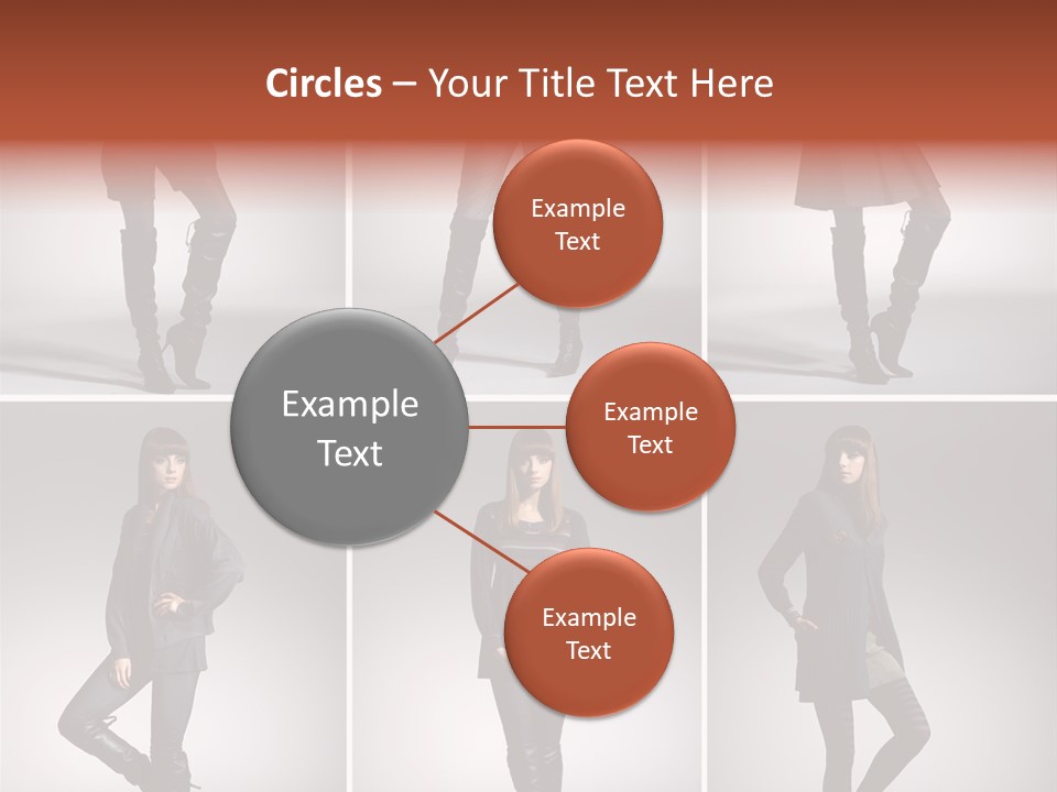 Fashion Model Poses PowerPoint Template