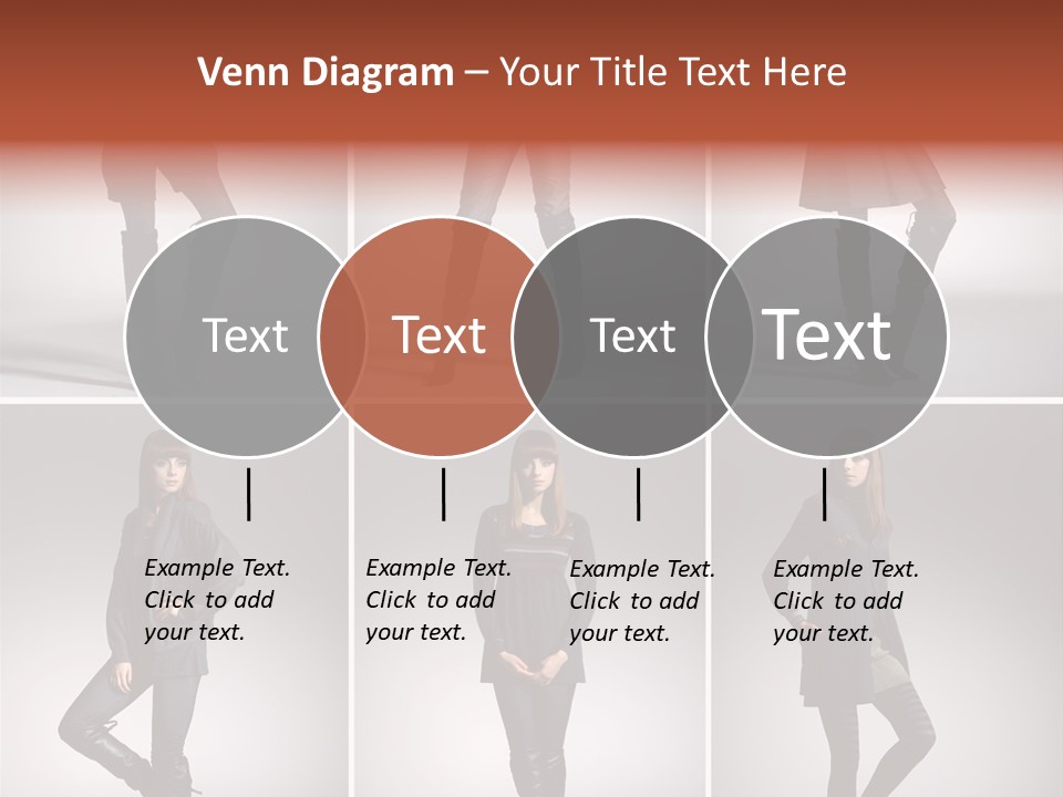 Fashion Model Poses PowerPoint Template