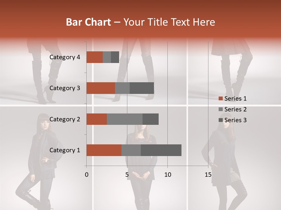 Fashion Model Poses PowerPoint Template