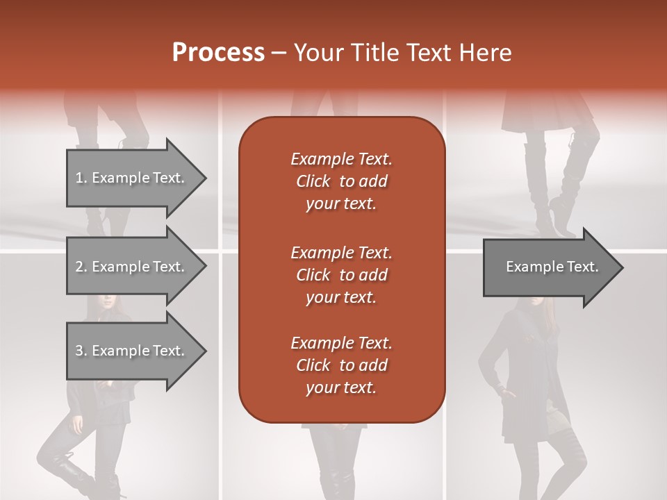 Fashion Model Poses PowerPoint Template
