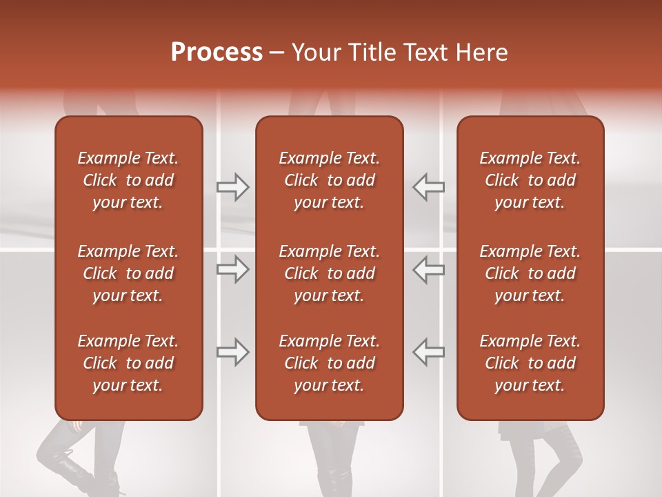 Fashion Model Poses PowerPoint Template