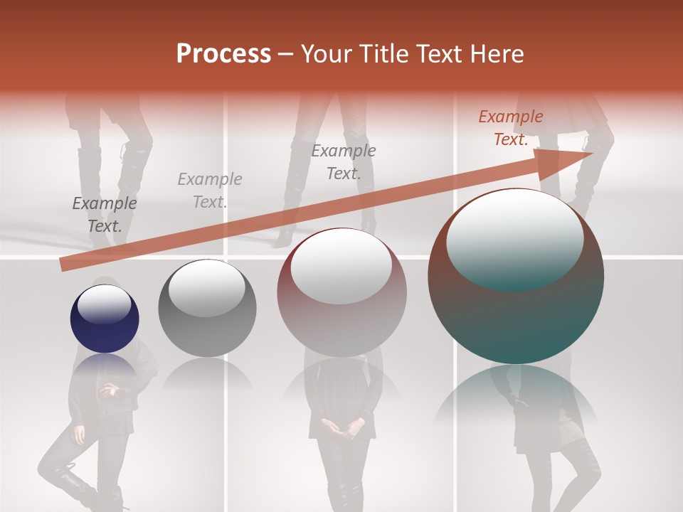 Fashion Model Poses PowerPoint Template