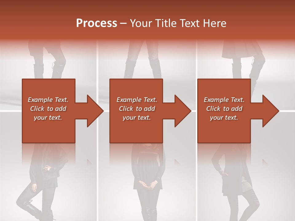 Fashion Model Poses PowerPoint Template