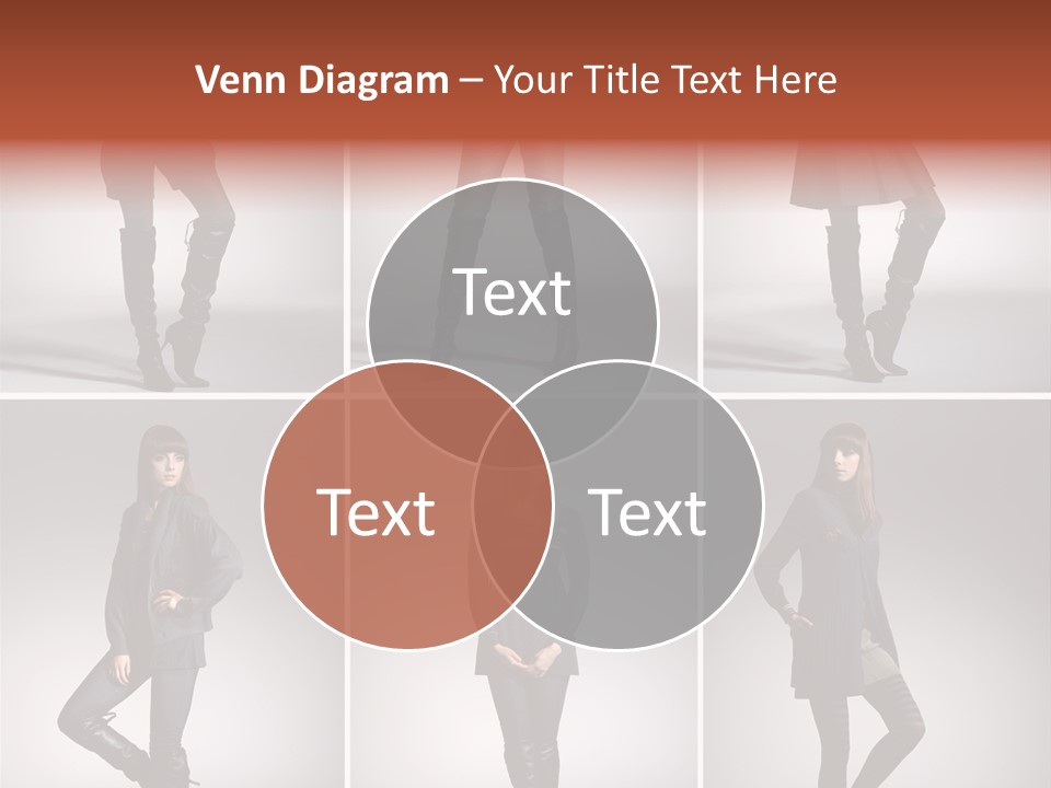 Fashion Model Poses PowerPoint Template