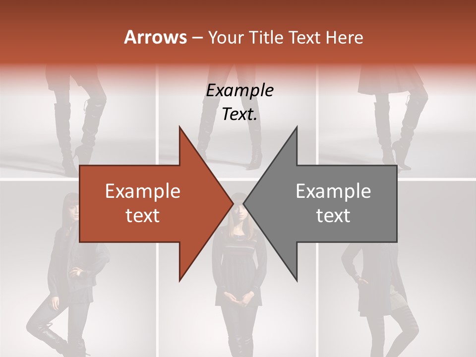 Fashion Model Poses PowerPoint Template