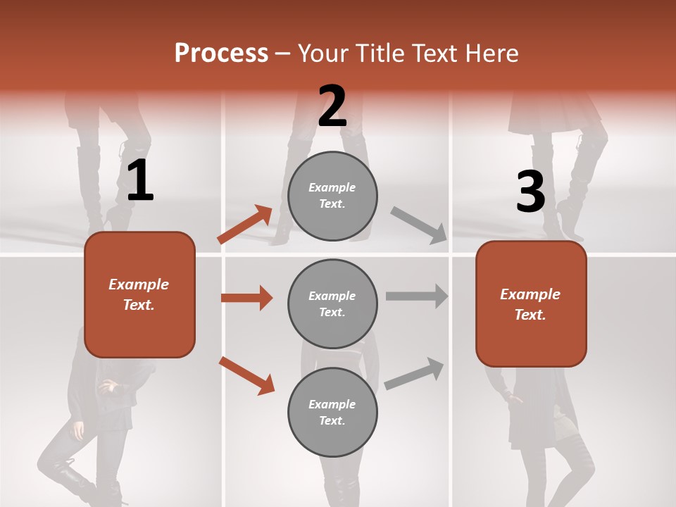 Fashion Model Poses PowerPoint Template
