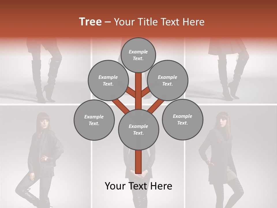 Fashion Model Poses PowerPoint Template