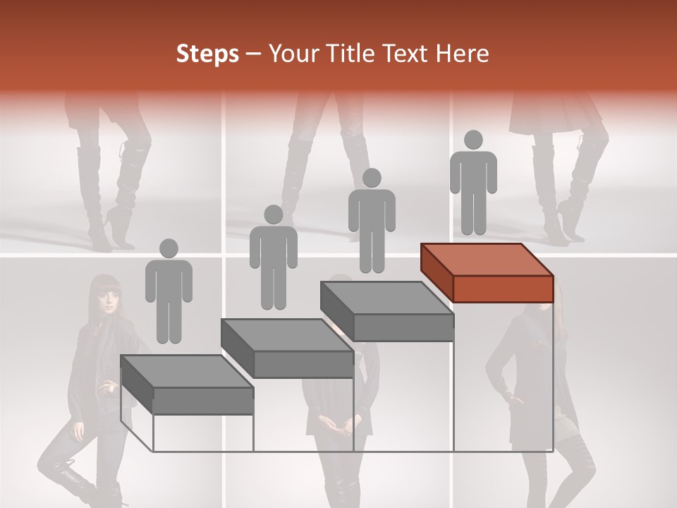 Fashion Model Poses PowerPoint Template