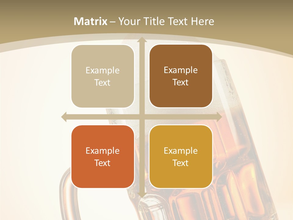 Drop Liquid Brown PowerPoint Template