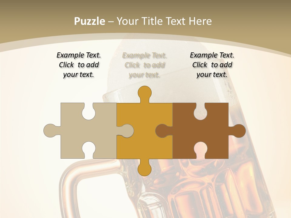 Drop Liquid Brown PowerPoint Template