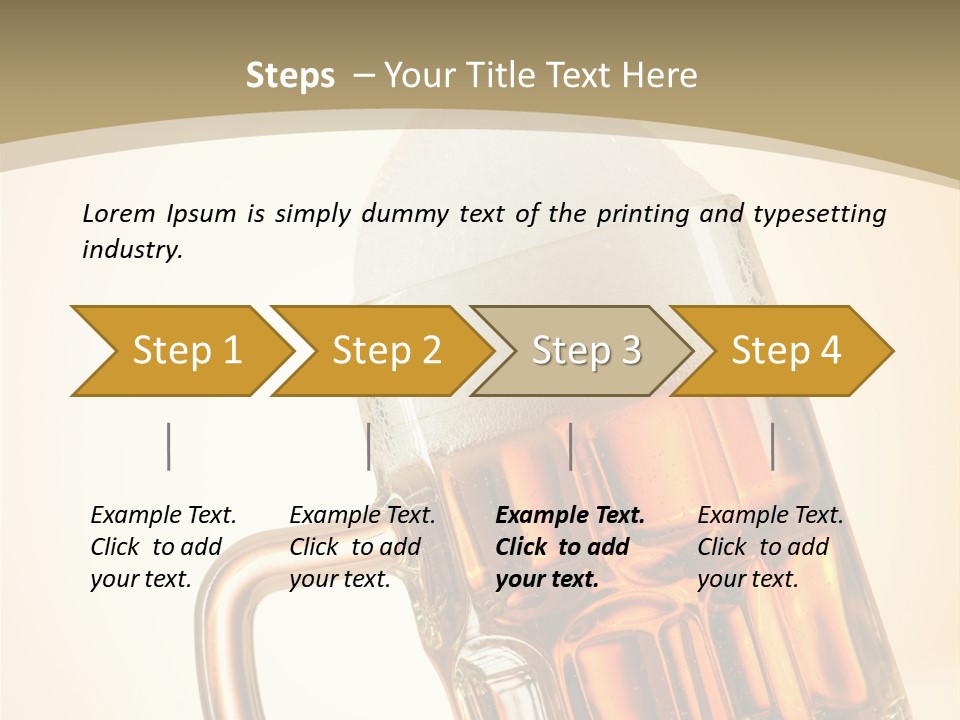 Drop Liquid Brown PowerPoint Template