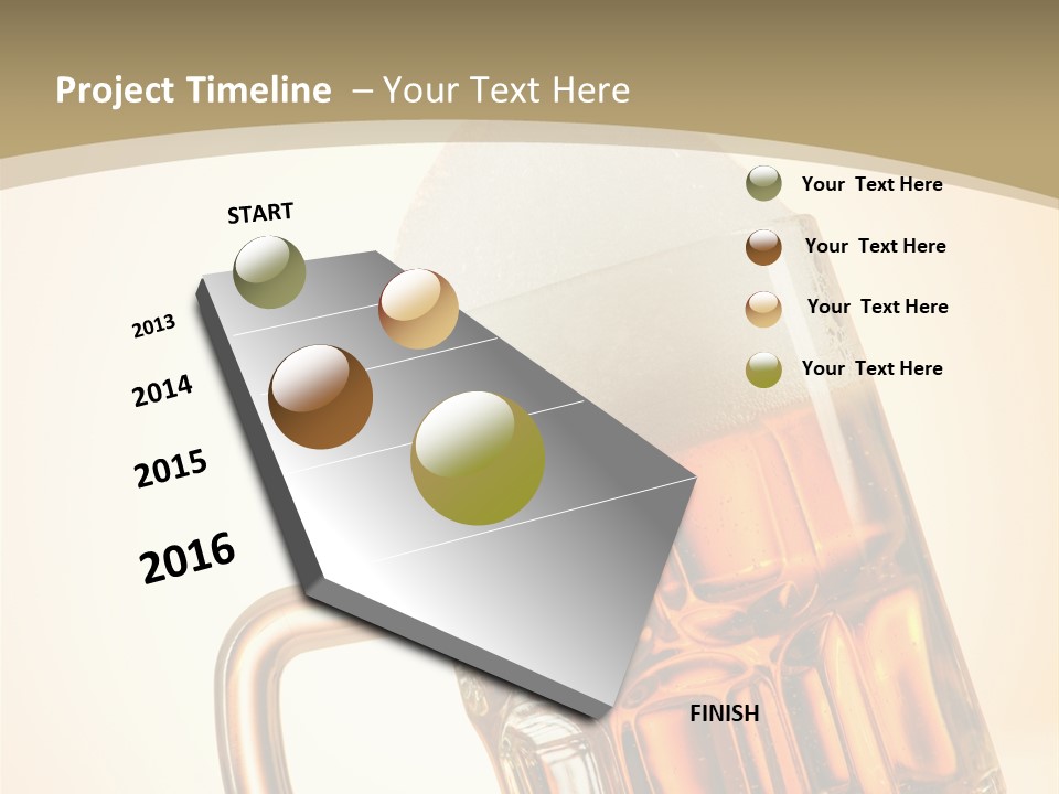 Drop Liquid Brown PowerPoint Template