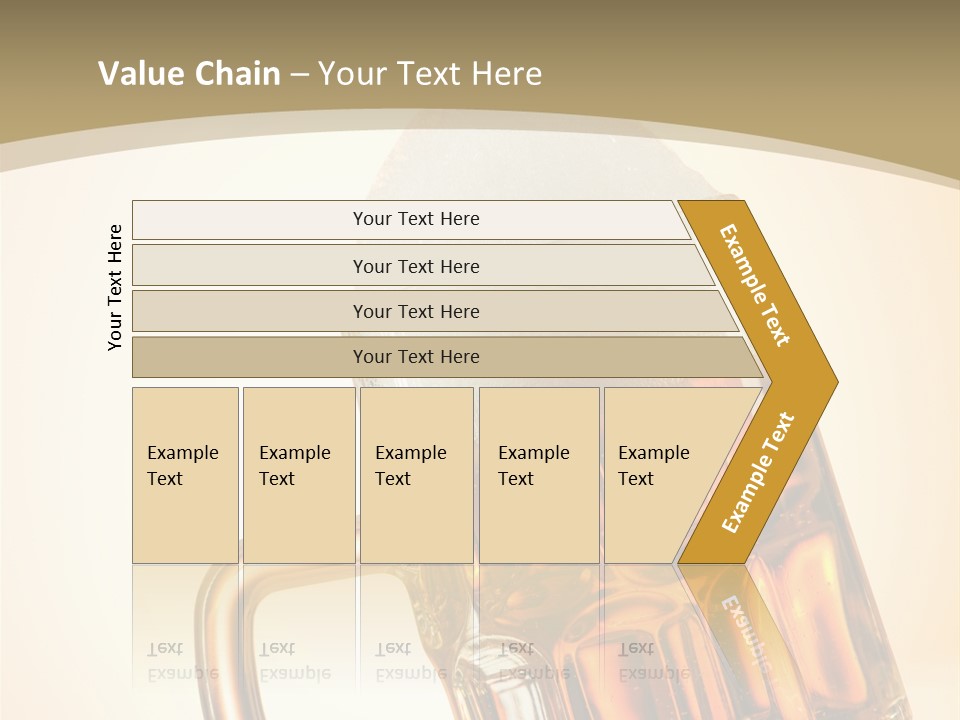 Drop Liquid Brown PowerPoint Template