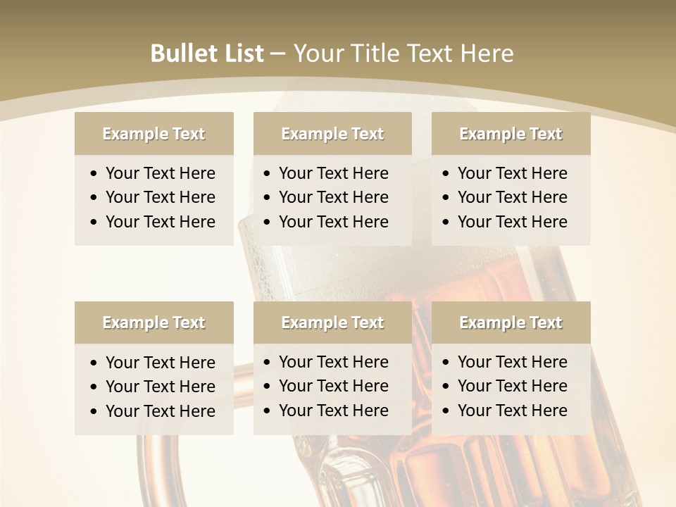 Drop Liquid Brown PowerPoint Template