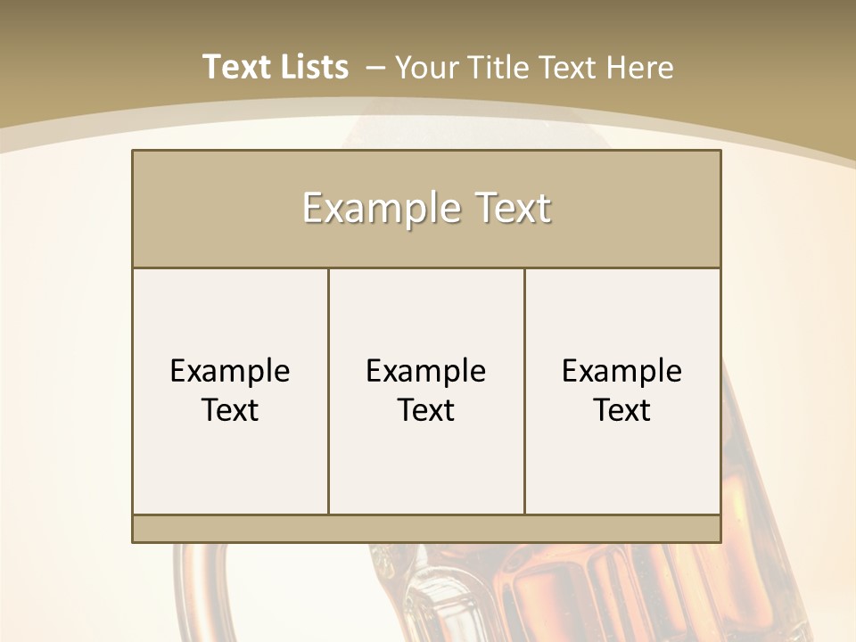 Drop Liquid Brown PowerPoint Template