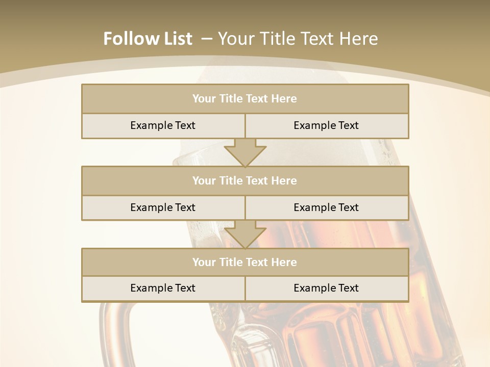Drop Liquid Brown PowerPoint Template
