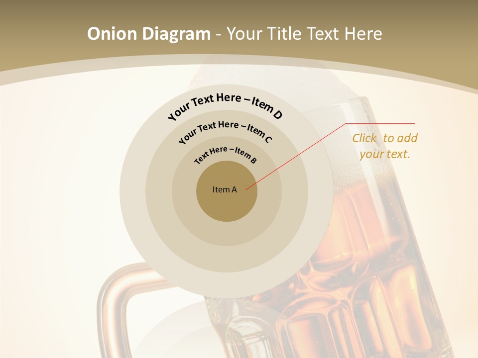 Drop Liquid Brown PowerPoint Template