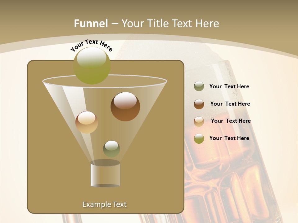 Drop Liquid Brown PowerPoint Template