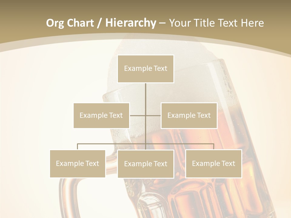 Drop Liquid Brown PowerPoint Template