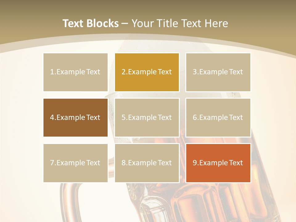 Drop Liquid Brown PowerPoint Template