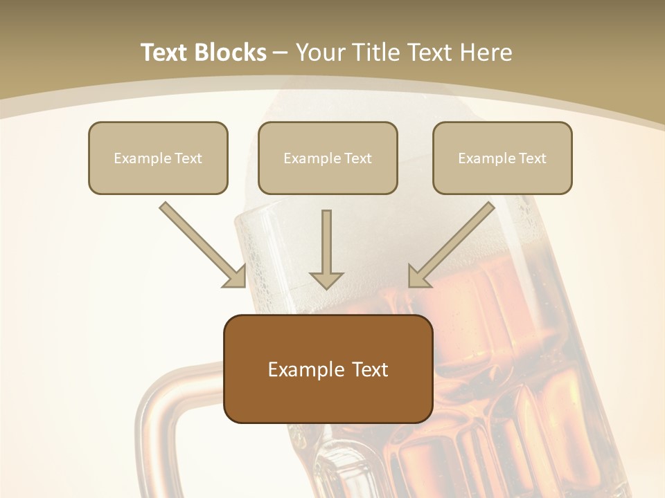 Drop Liquid Brown PowerPoint Template