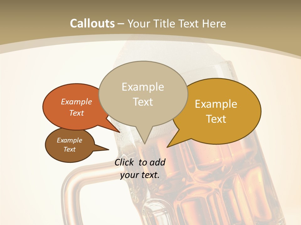 Drop Liquid Brown PowerPoint Template