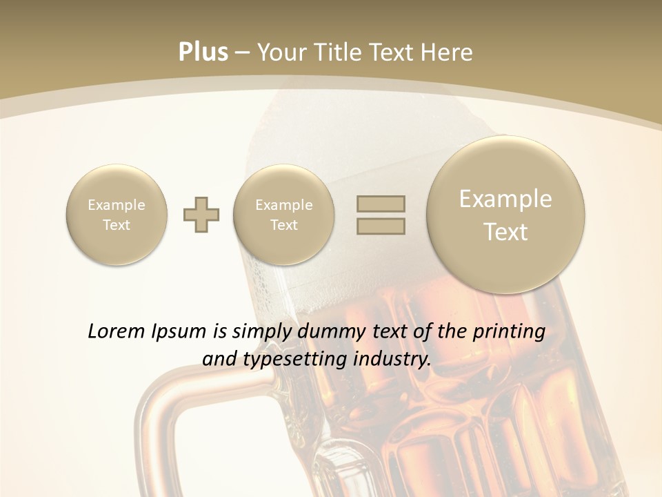 Drop Liquid Brown PowerPoint Template