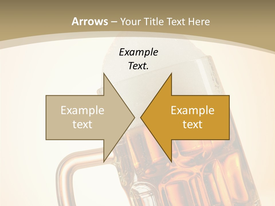 Drop Liquid Brown PowerPoint Template