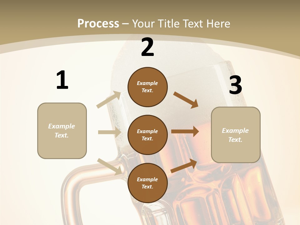 Drop Liquid Brown PowerPoint Template