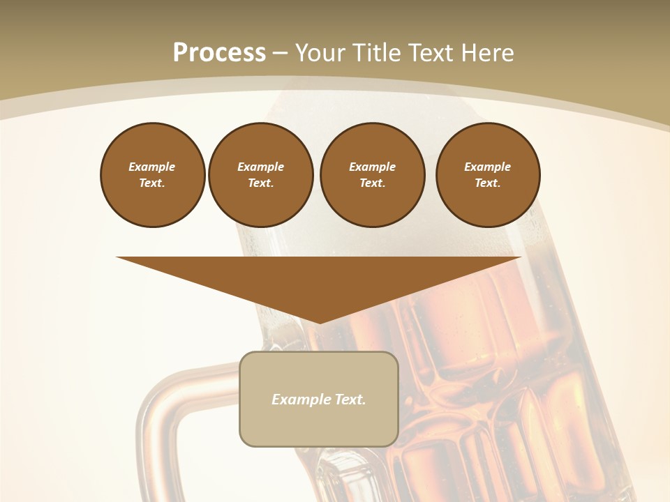 Drop Liquid Brown PowerPoint Template