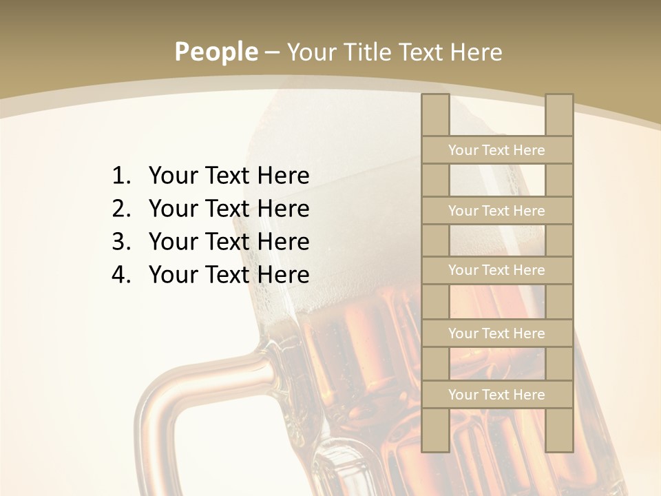 Drop Liquid Brown PowerPoint Template