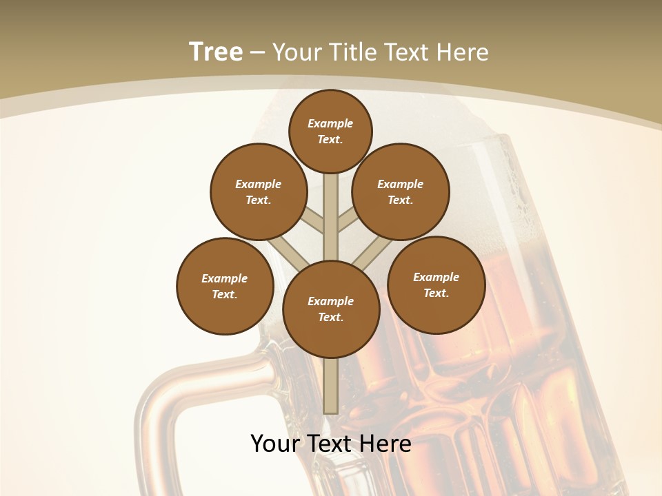 Drop Liquid Brown PowerPoint Template