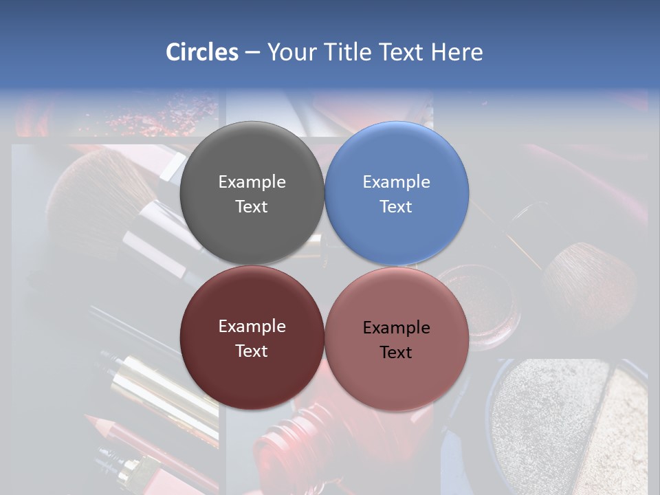 Nail Lipstick Products PowerPoint Template