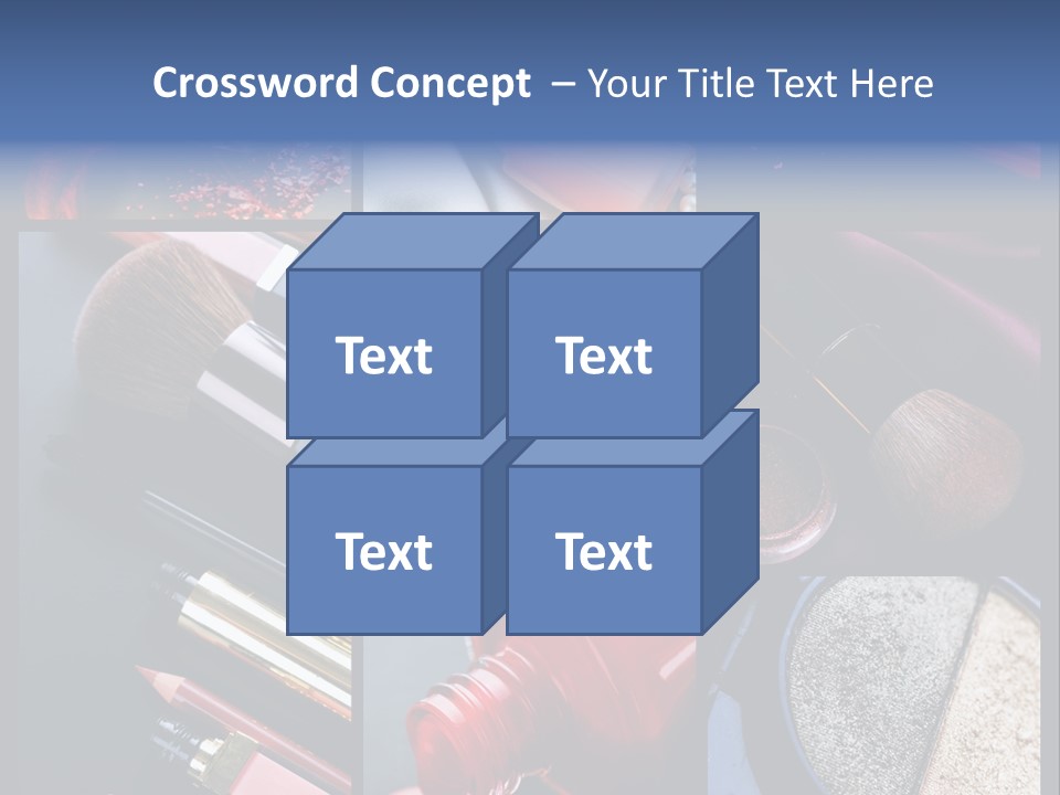 Nail Lipstick Products PowerPoint Template