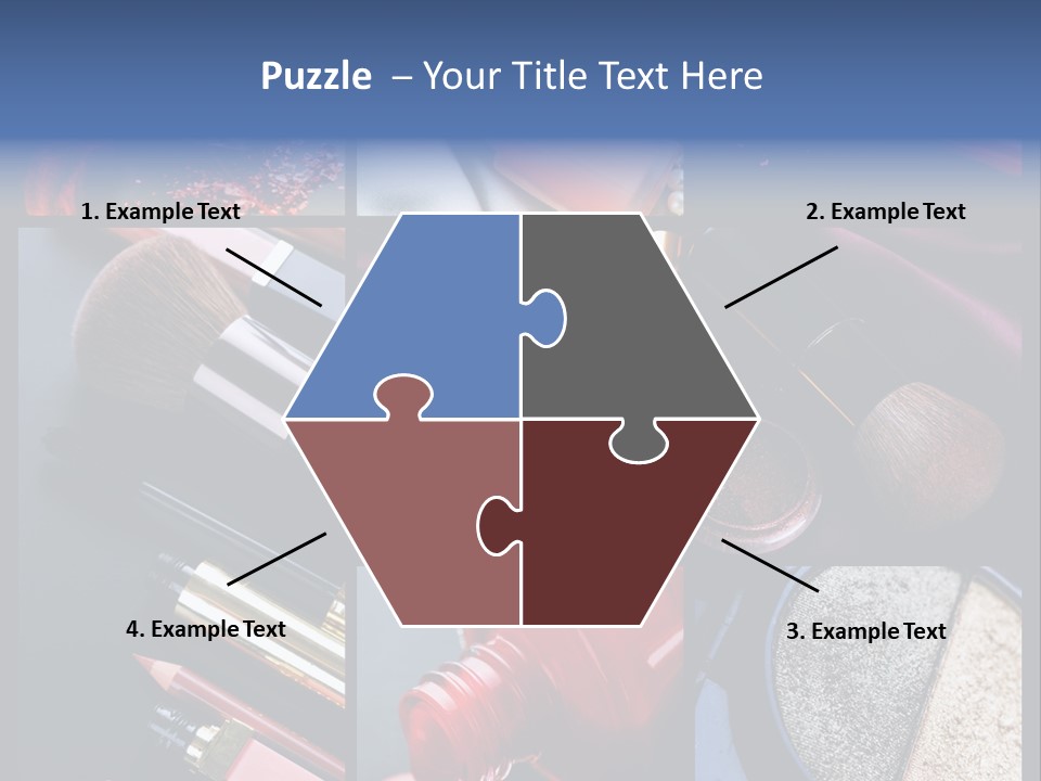 Nail Lipstick Products PowerPoint Template