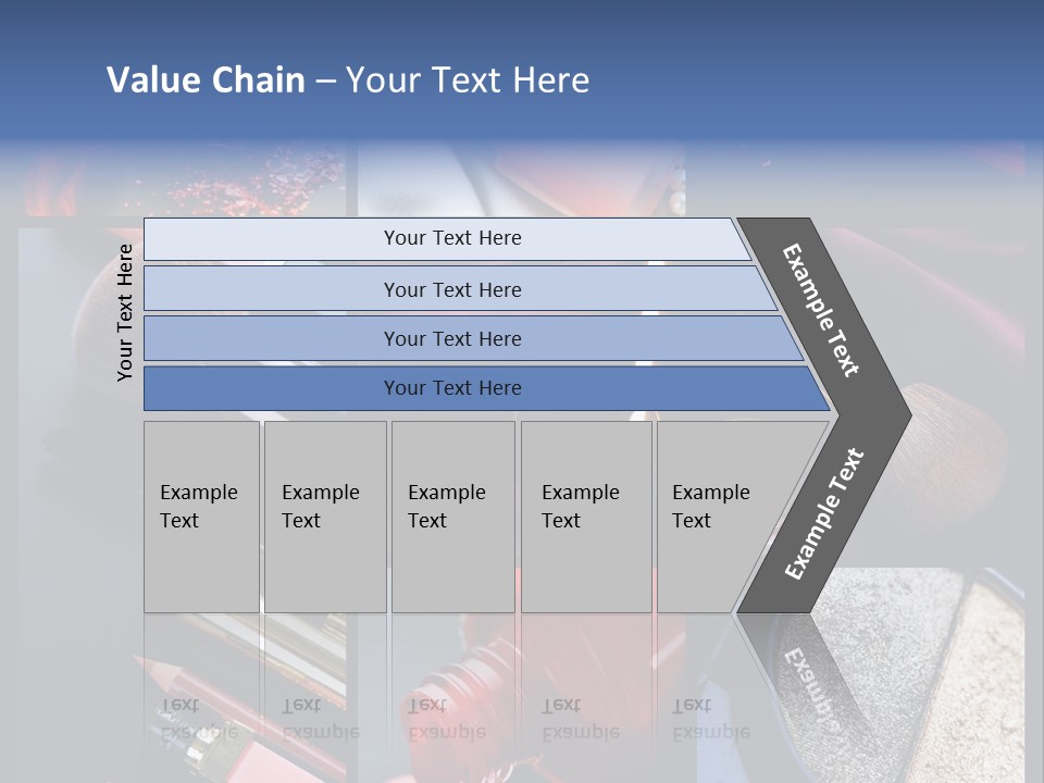 Nail Lipstick Products PowerPoint Template