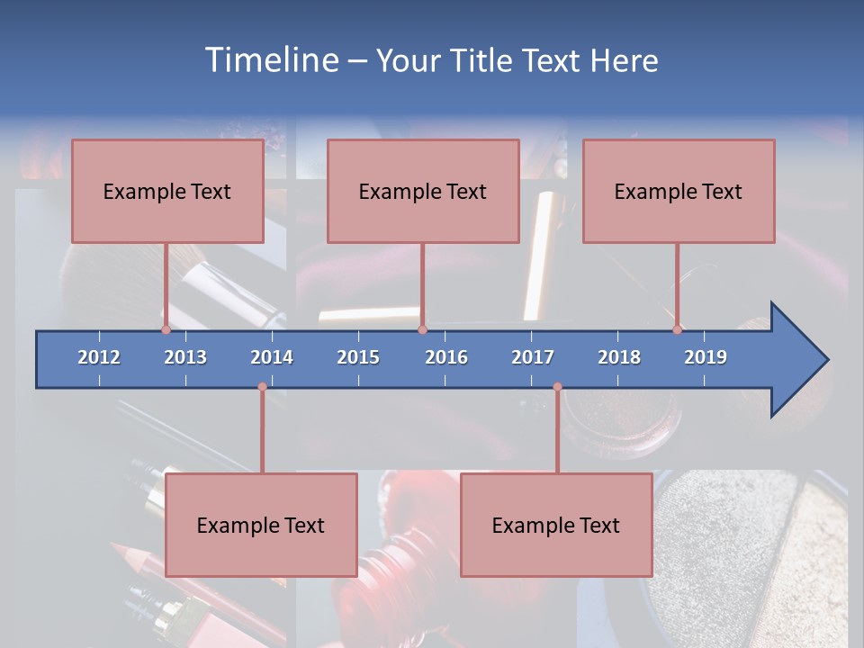Nail Lipstick Products PowerPoint Template