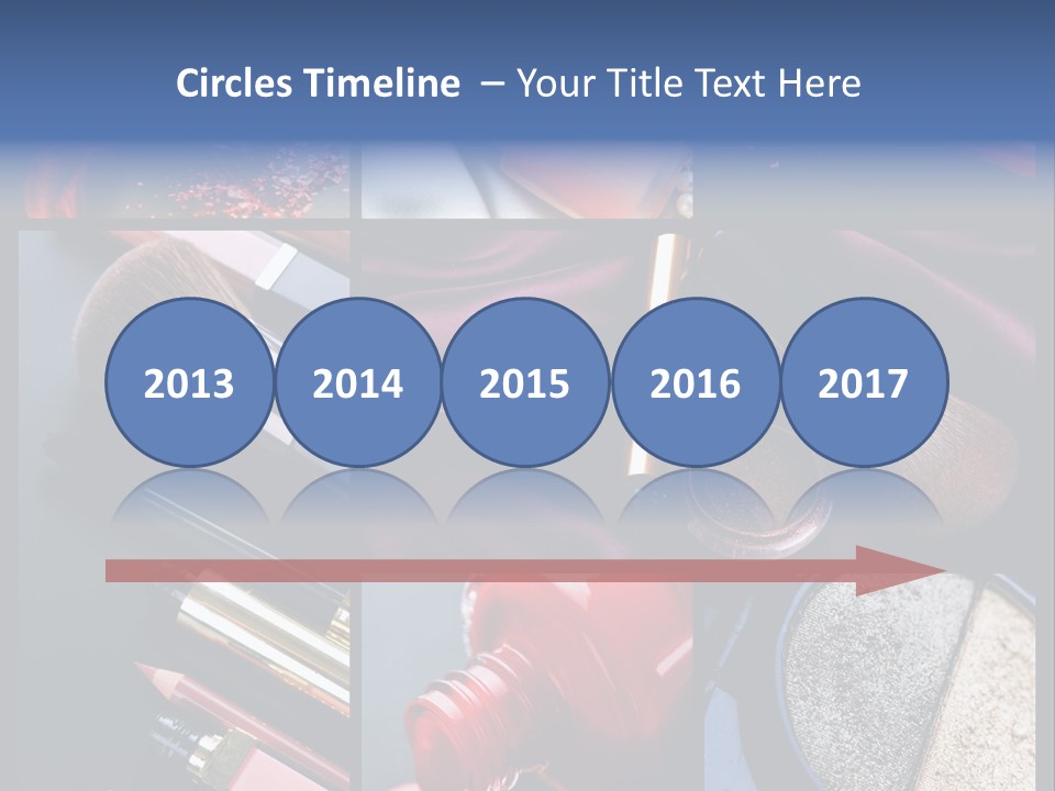 Nail Lipstick Products PowerPoint Template